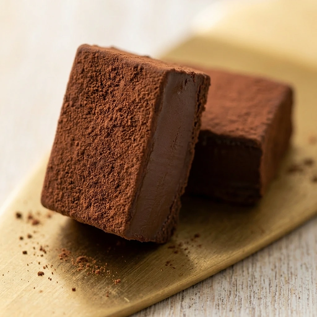 生チョコ 断面 とろける食感