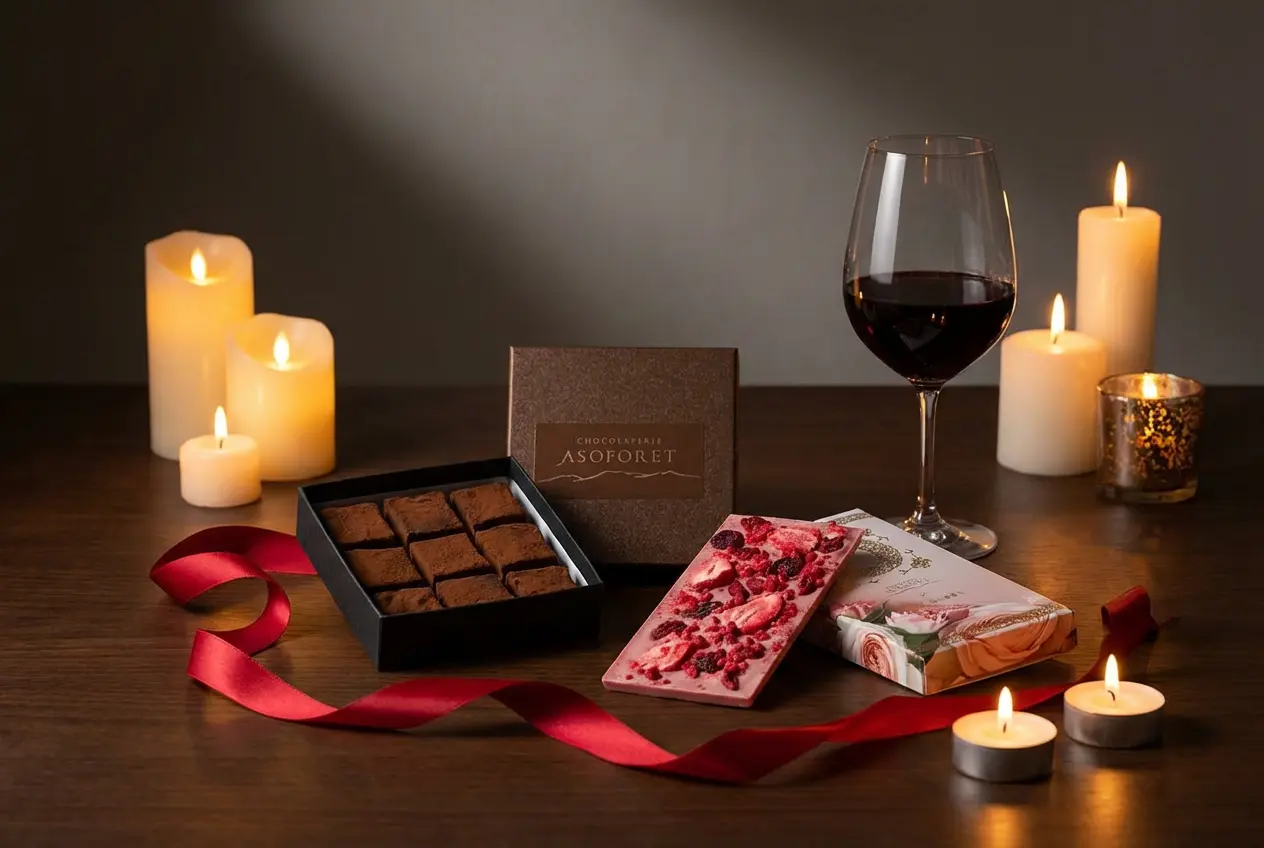 ASOFORET チョコレートとワインのシーン